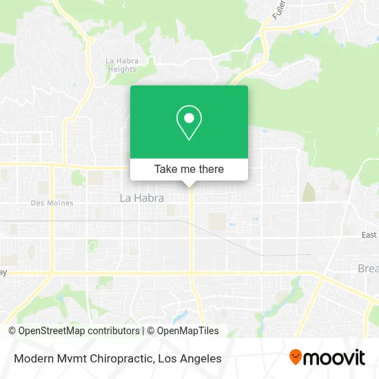 Modern Mvmt Chiropractic map