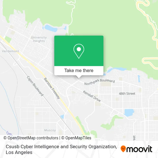 Csusb Cyber Intelligence and Security Organization map