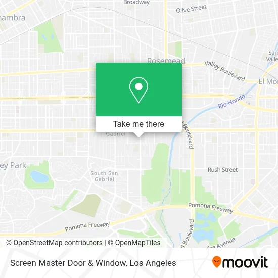Screen Master Door & Window map