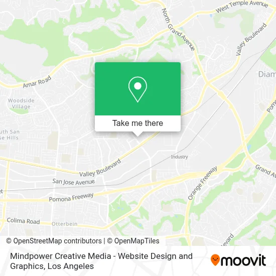 Mindpower Creative Media - Website Design and Graphics map