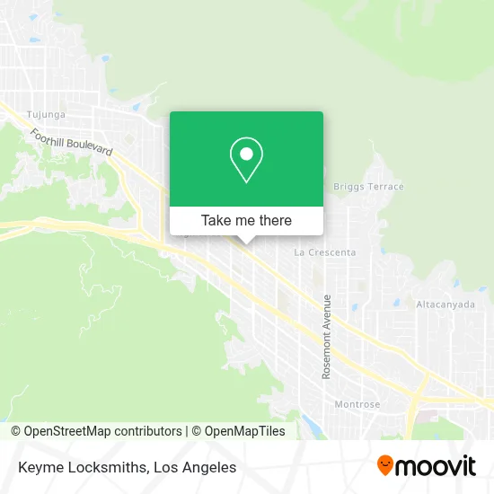 Keyme Locksmiths map