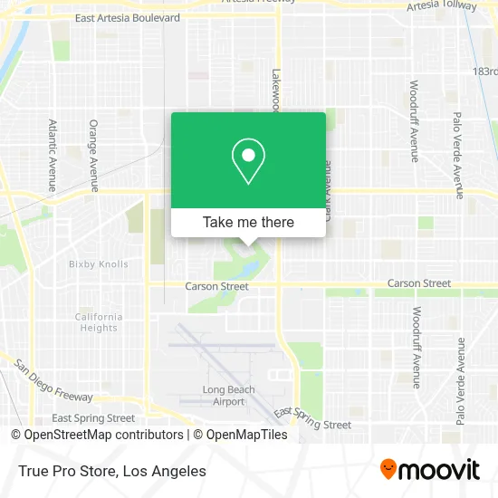True Pro Store map