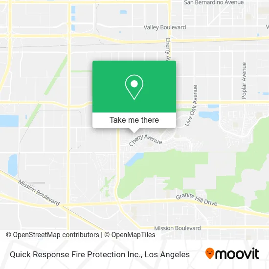Quick Response Fire Protection Inc. map