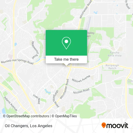 Oil Changers map
