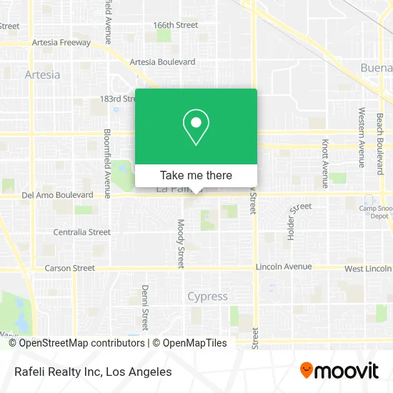 Rafeli Realty Inc map