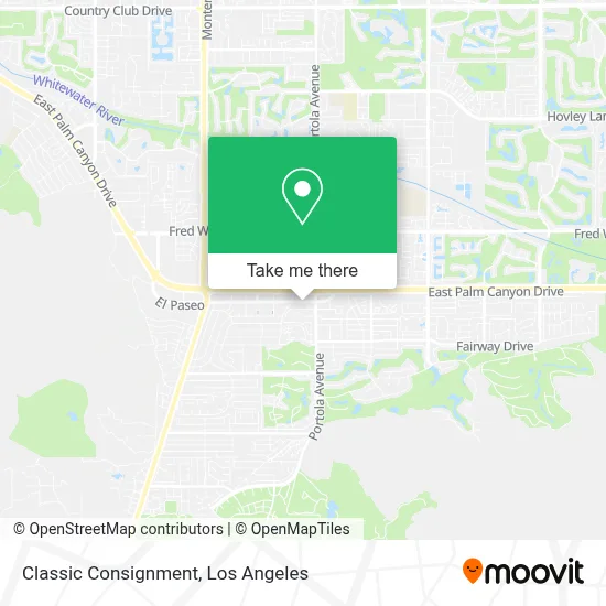 Classic Consignment map