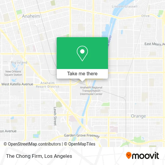 The Chong Firm map