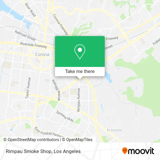 Rimpau Smoke Shop map