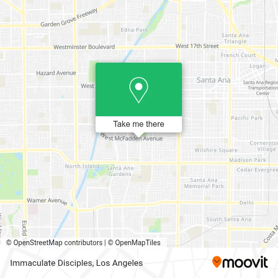 Immaculate Disciples map