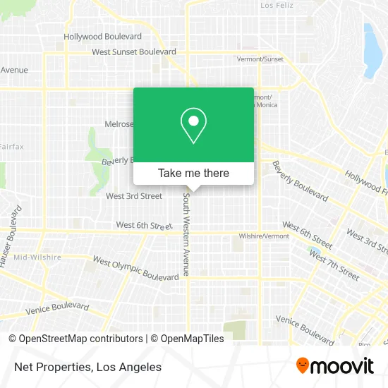 Net Properties map