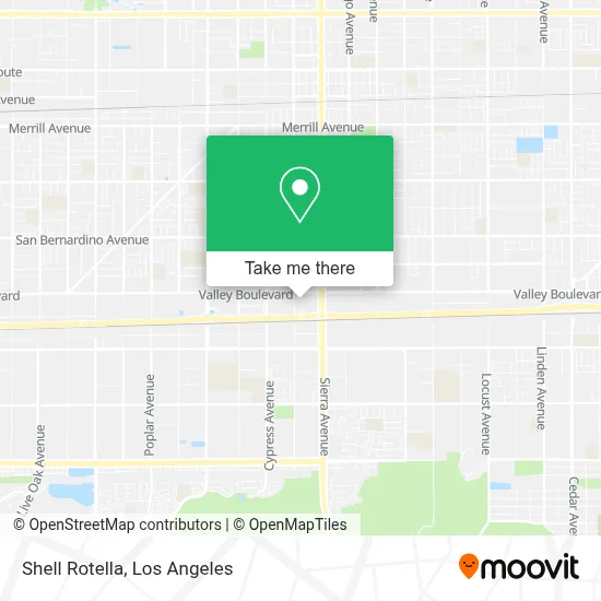 Shell Rotella map