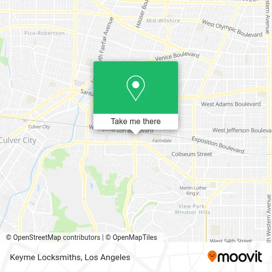 Keyme Locksmiths map