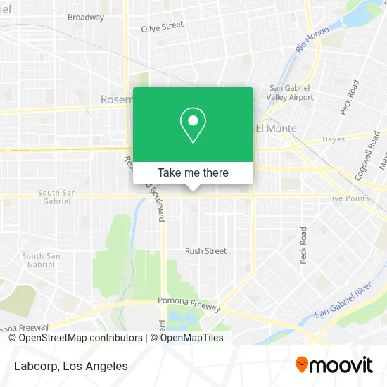 Labcorp map