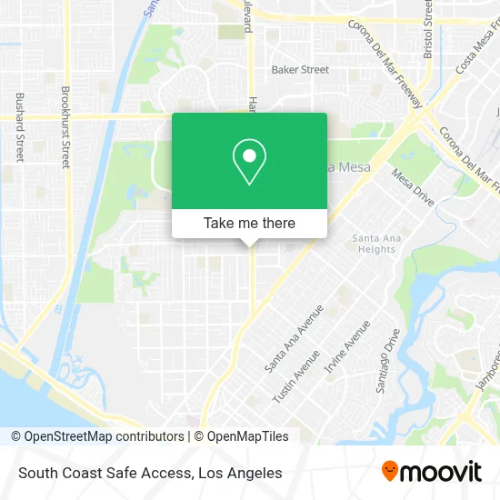 South Coast Safe Access map