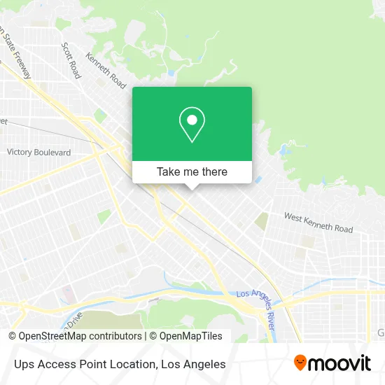 Ups Access Point Location map