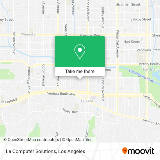 La Computer Solutions map