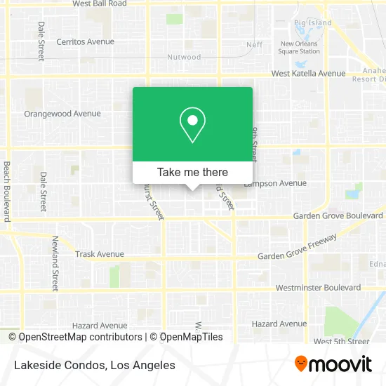 Lakeside Condos map