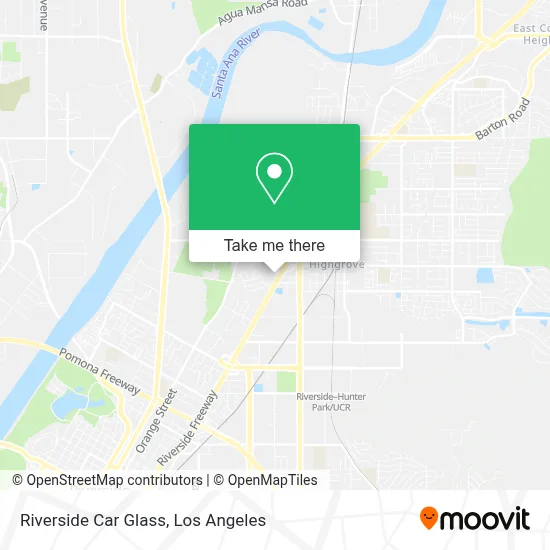 Riverside Car Glass map