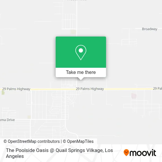 The Poolside Oasis @ Quail Springs Vilkage map