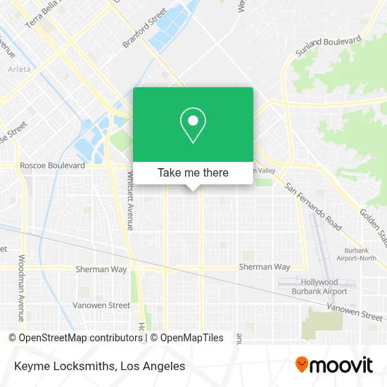 Keyme Locksmiths map