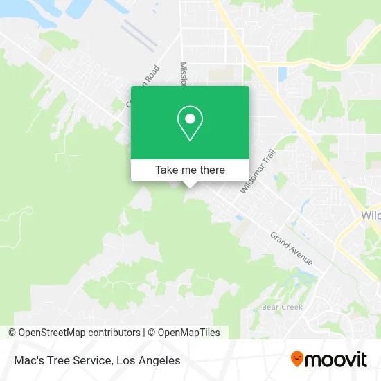 Mac's Tree Service map