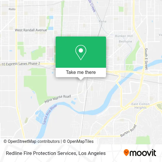 Redline Fire Protection Services map