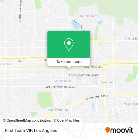 First Team VIP map