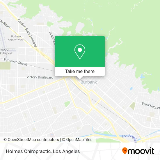 Holmes Chiropractic map