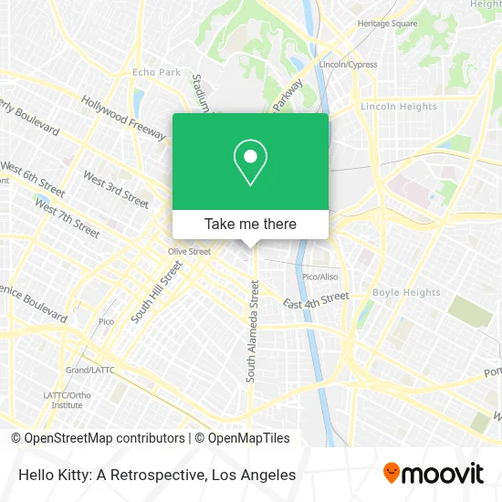 Hello Kitty: A Retrospective map