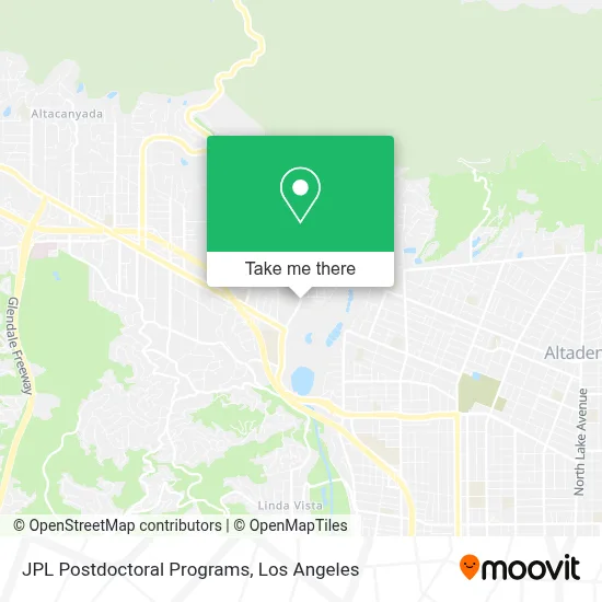 JPL Postdoctoral Programs map
