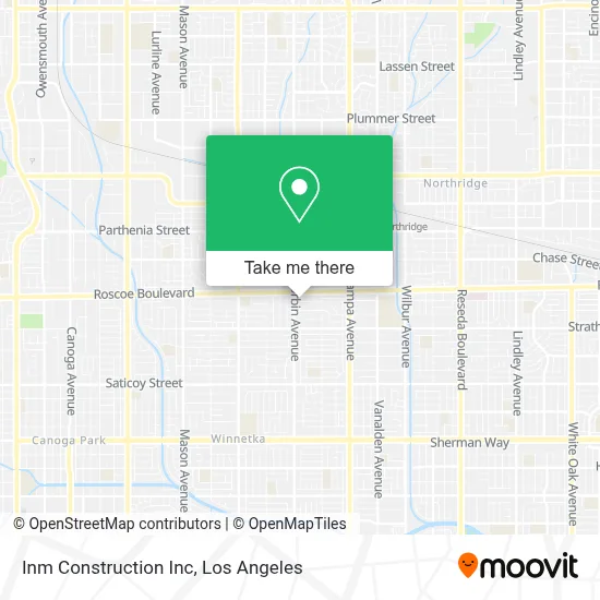 Inm Construction Inc map