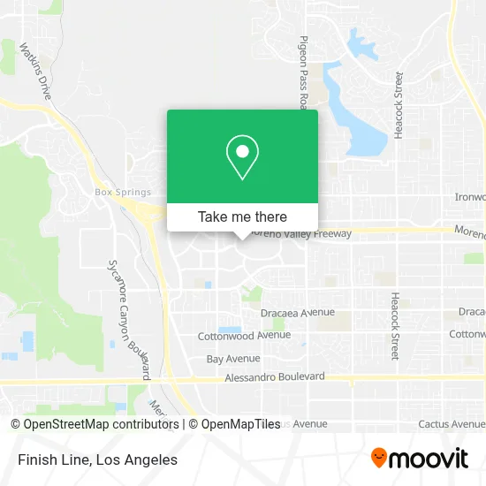 Finish Line map