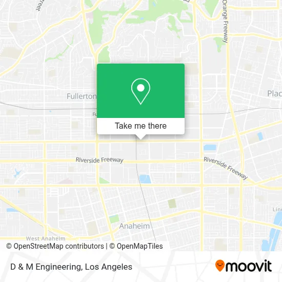 D & M Engineering map