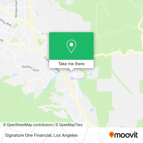 Signature One Financial map