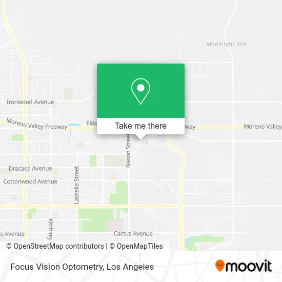 Focus Vision Optometry map