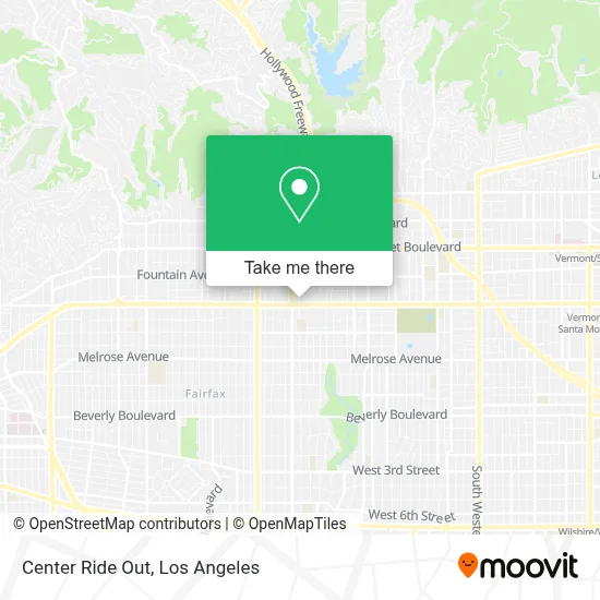 Center Ride Out map