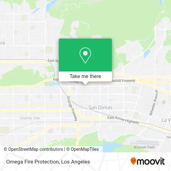 Omega Fire Protection map