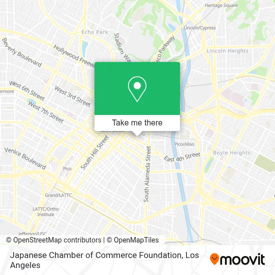 Japanese Chamber of Commerce Foundation map