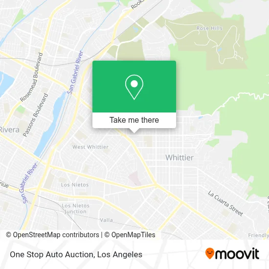 One Stop Auto Auction map