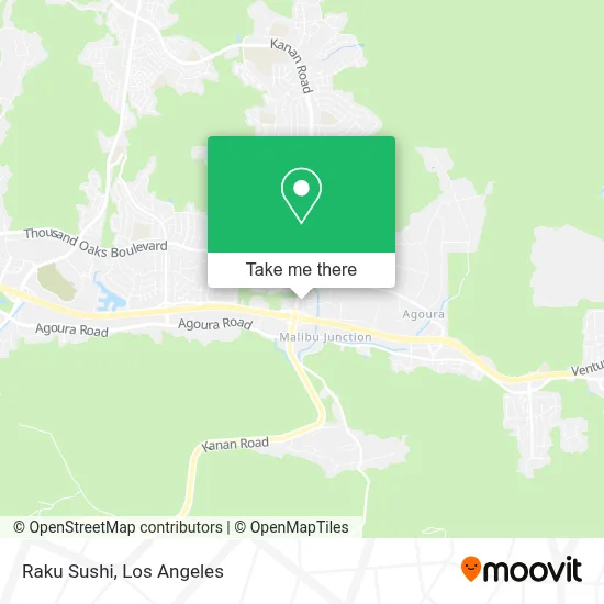 Raku Sushi map