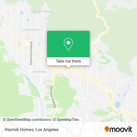 Razmik Homes map