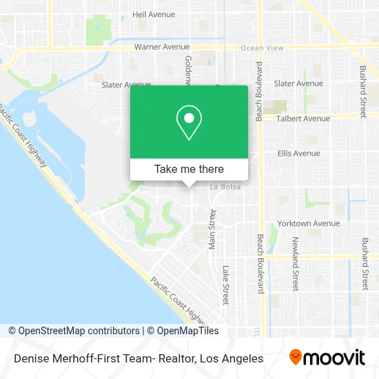 Denise Merhoff-First Team- Realtor map