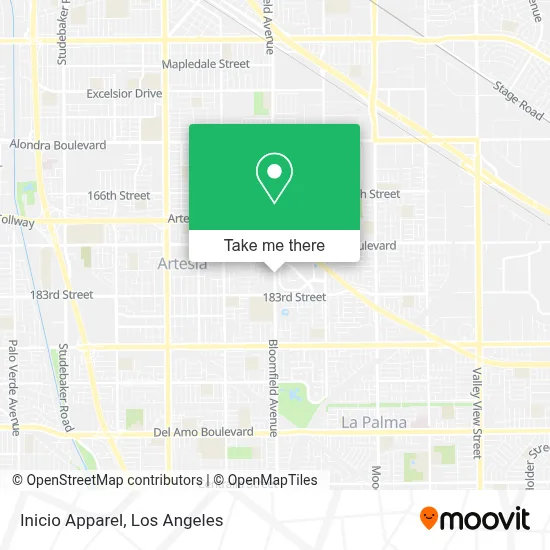 Inicio Apparel map