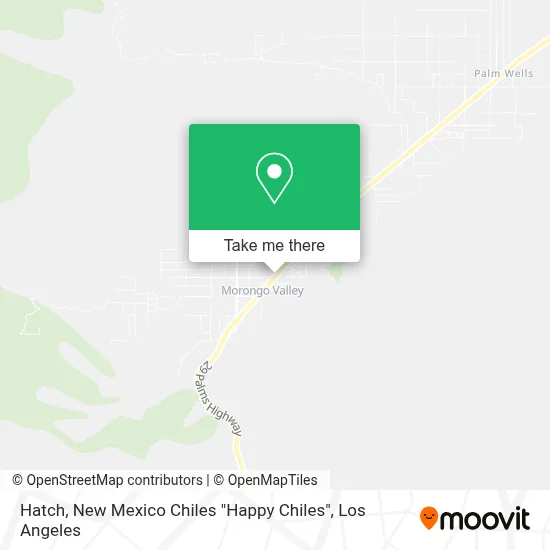 Hatch, New Mexico Chiles   "Happy Chiles" map