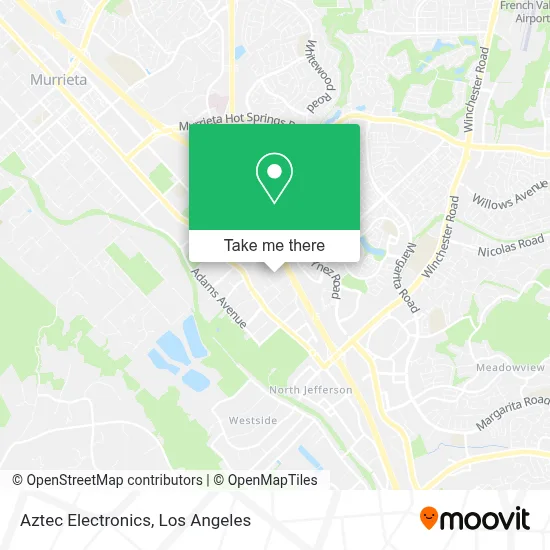 Aztec Electronics map