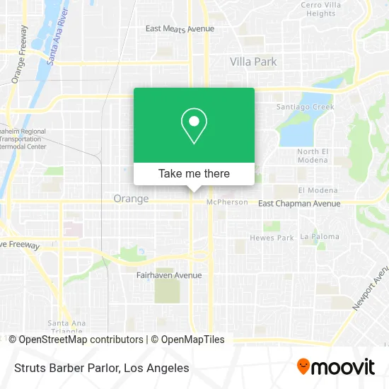 Struts Barber Parlor map