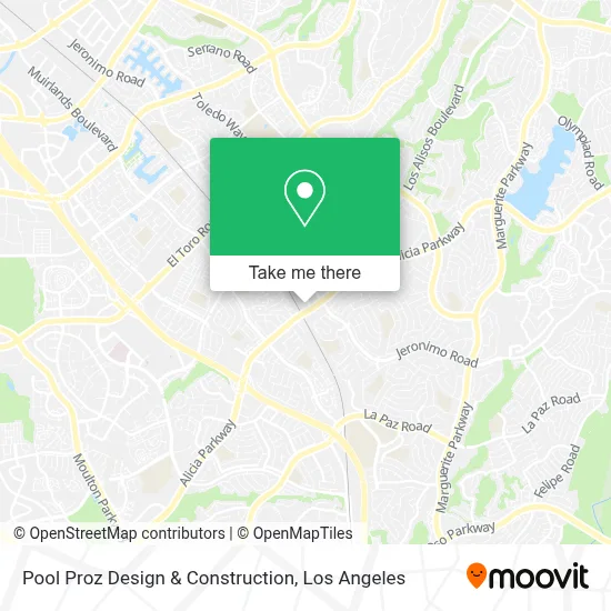 Pool Proz Design & Construction map