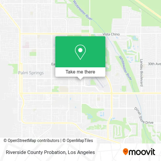 Riverside County Probation map