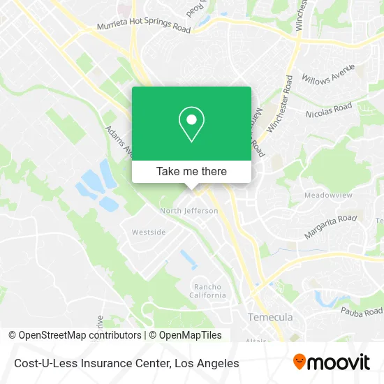 Cost-U-Less Insurance Center map