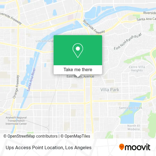 Ups Access Point Location map